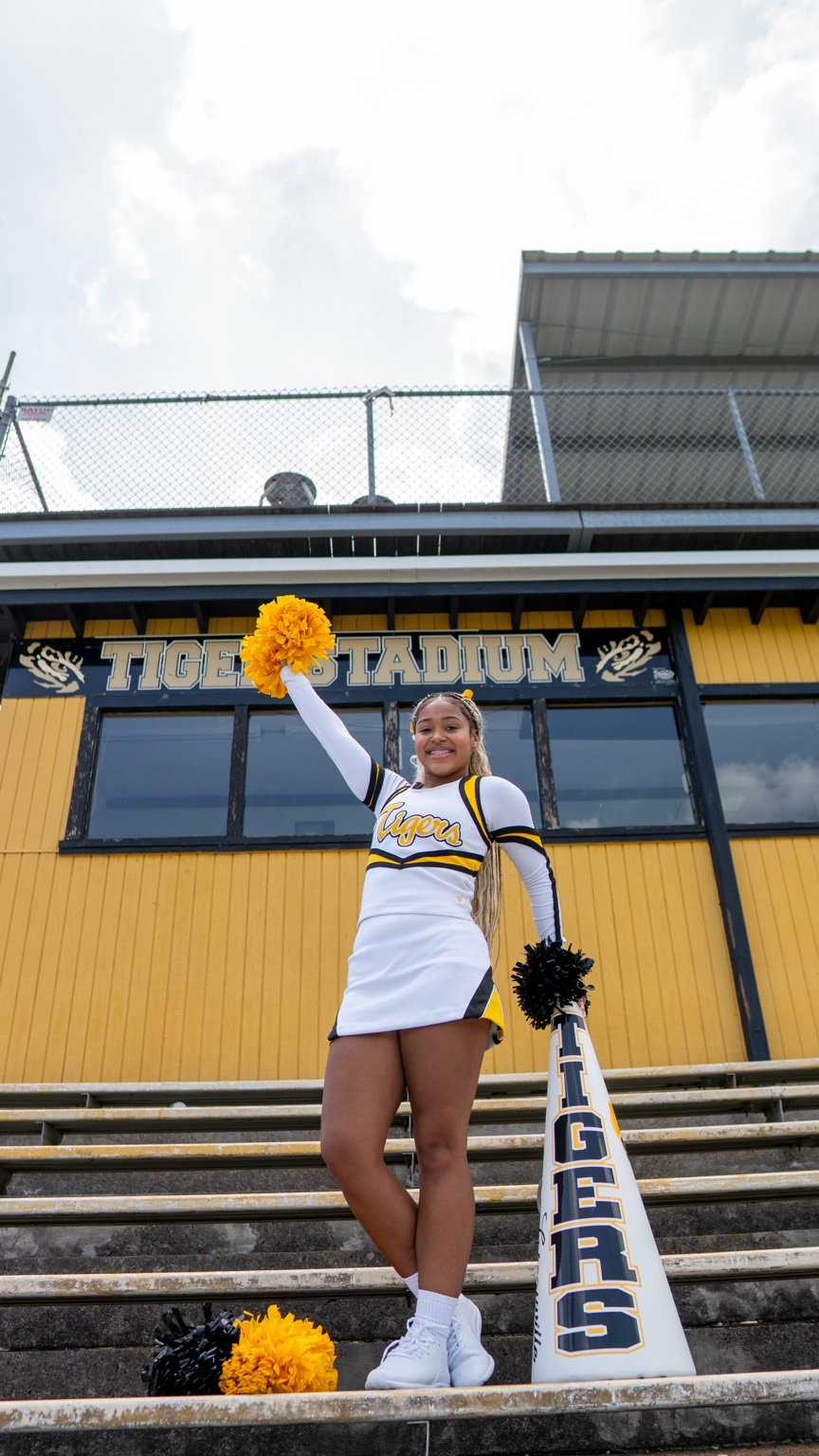 Stadium cheer portrait